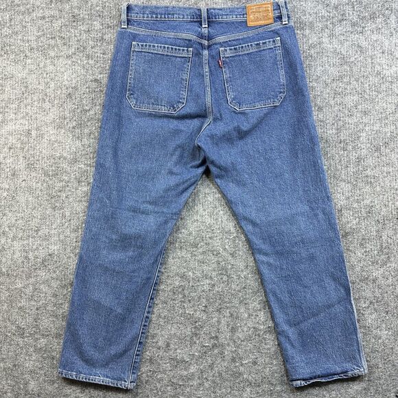 Levi’s Big E Wedgie Straight Womens Jeans 31x26 Crop Premium - Picture 12 of 15